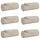 Lot de 6 Plaids Polaires 170x130 cm - Beige - Jusqu'à -33%