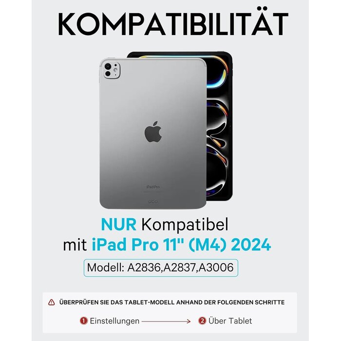 Étui Clavier pour iPad Pro 11" M4 (2024) - Jusqu'à 28% de remise