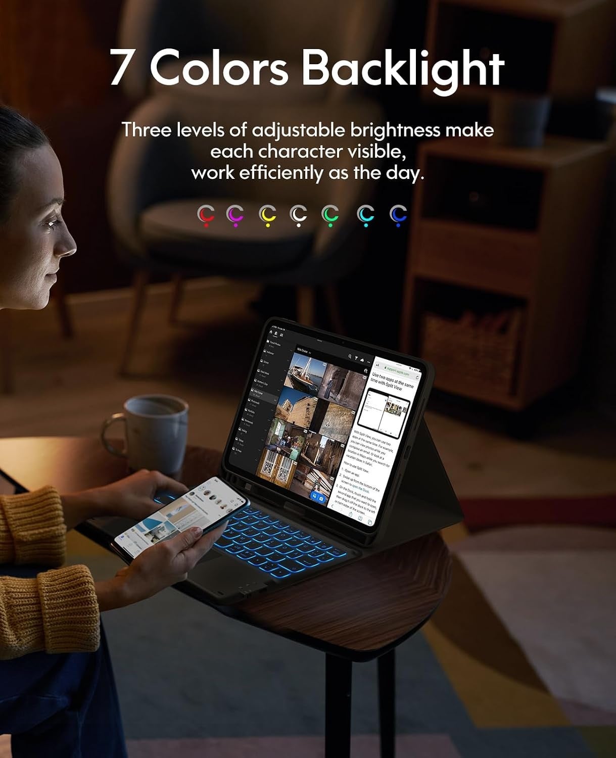 Étui Clavier pour iPad Pro 11" M4 (2024) - Jusqu'à 28% de remise