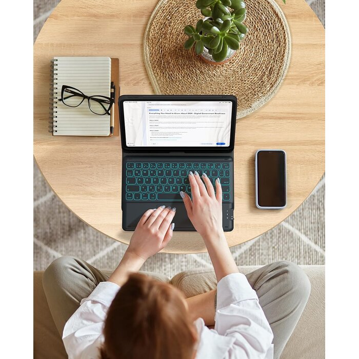 Étui Clavier pour iPad Pro 11" M4 (2024) - Jusqu'à 28% de remise