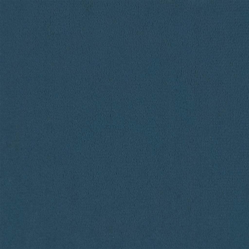 Cadre de lit velours bleu 120x190 cm - Jusqu'à -35%