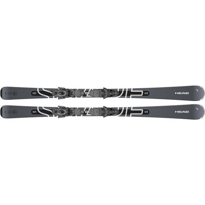 Skis alpins 163 cm avec fixations - Jusqu'à 35% de remise