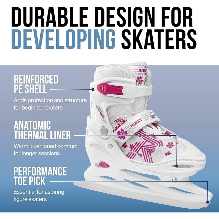Patins à glace réglables filles - Jusqu'à -34% de remise