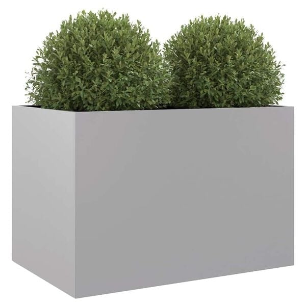 Jardinière en acier galvanisé 62x40x39 cm - Jusqu'à 32% de remise