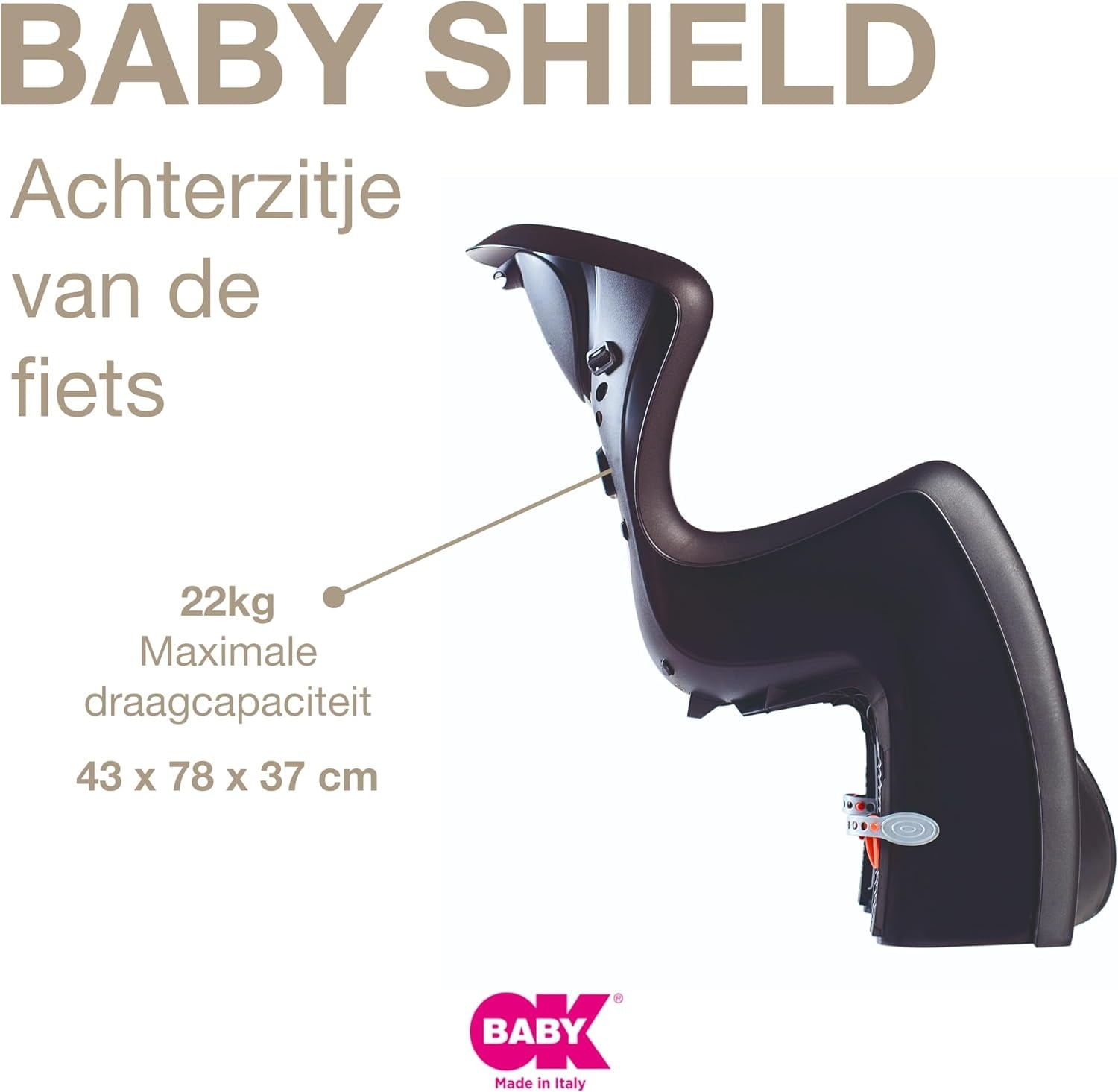 Siège vélo arrière pour enfant jusqu'à 22 kg - Économisez jusqu'à 34%