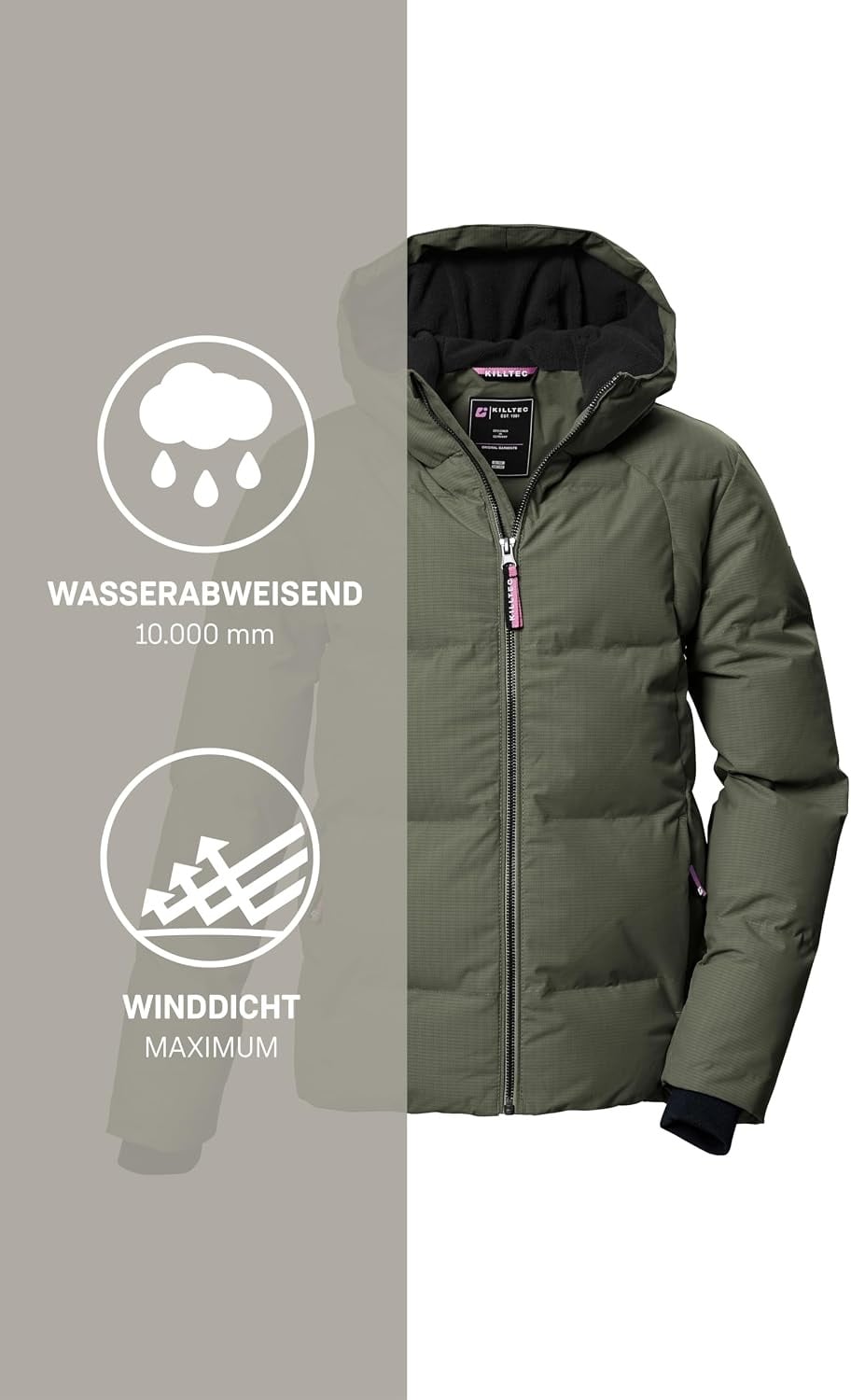Manteau d'hiver matelassé pour fille - Jusqu'à 29% de réduction