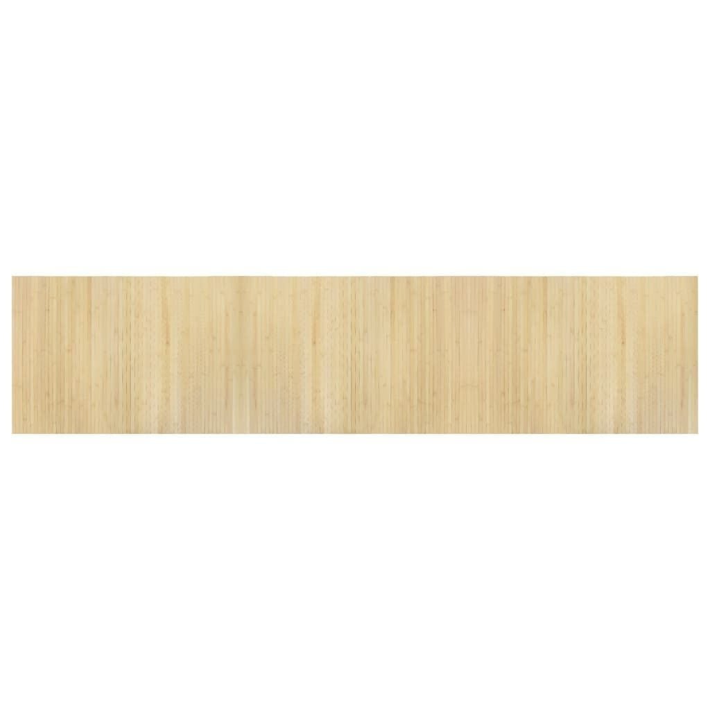 Tapis en bambou 70 x 300 cm naturel - Jusqu'à 46% de réduction