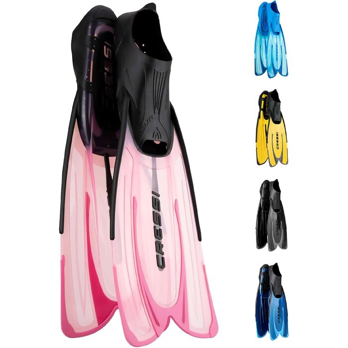 Palmes de natation réglables rose - Snorkeling - Jusqu'à -28% de remise