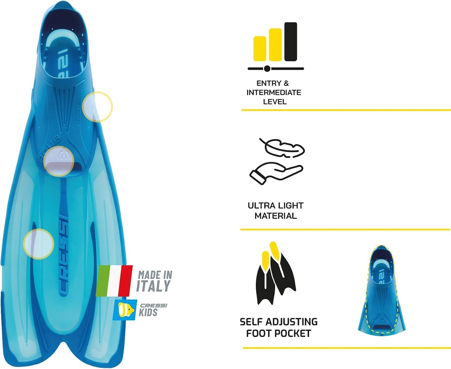Palmes de natation réglables rose - Snorkeling - Jusqu'à -28% de remise