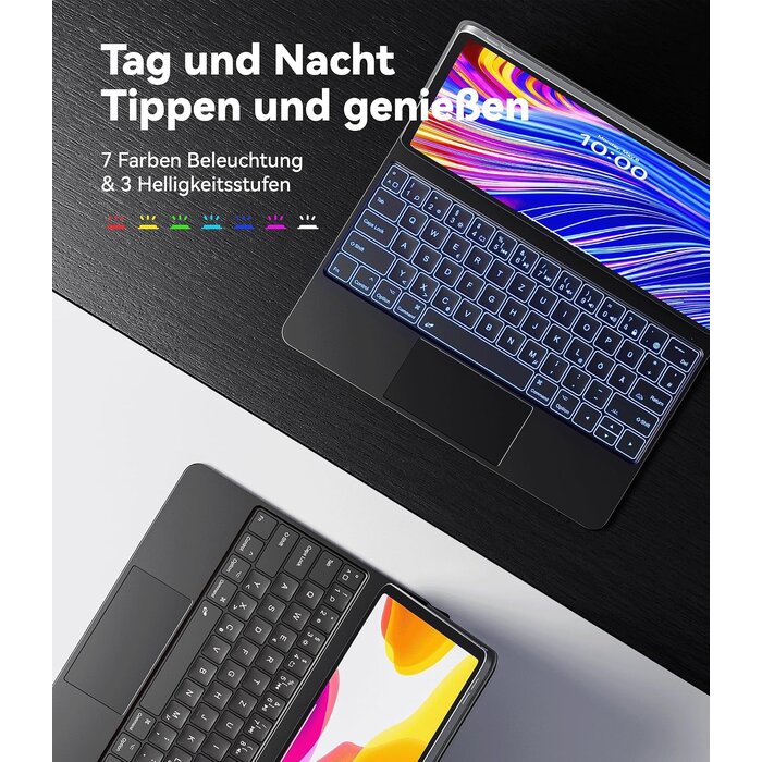 Étui Clavier QWERTZ pour iPad Pro 12,9/Air 13 (2024/25) - Jusqu'à 34% de remise