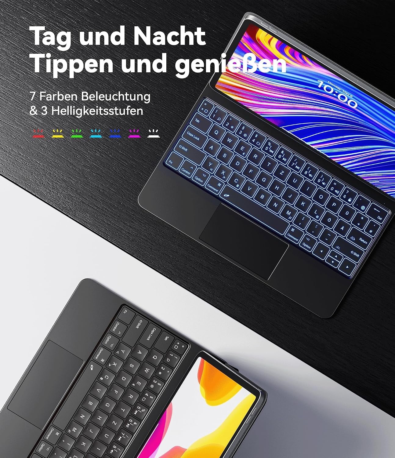 Étui Clavier QWERTZ pour iPad Pro 12,9/Air 13 (2024/25) - Jusqu'à 34% de remise