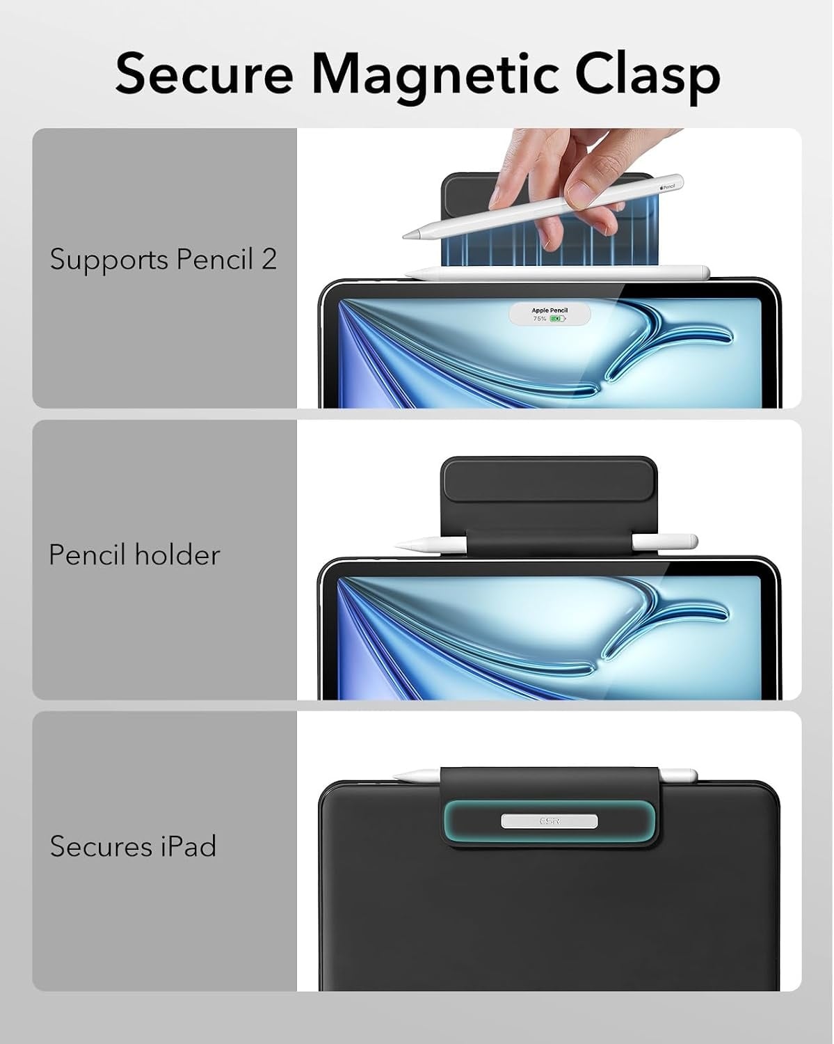 Étui clavier magnétique pour iPad Pro 12,9" - Jusqu'à -35% sur l'outlet