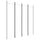 Paravent pliable 4 panneaux 200x200cm - Blanc - Jusqu'à -36% en outlet