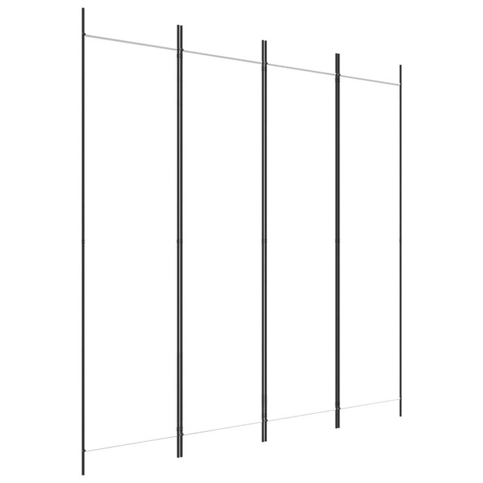 Paravent pliable 4 panneaux 200x200cm - Blanc - Jusqu'à -36% en outlet