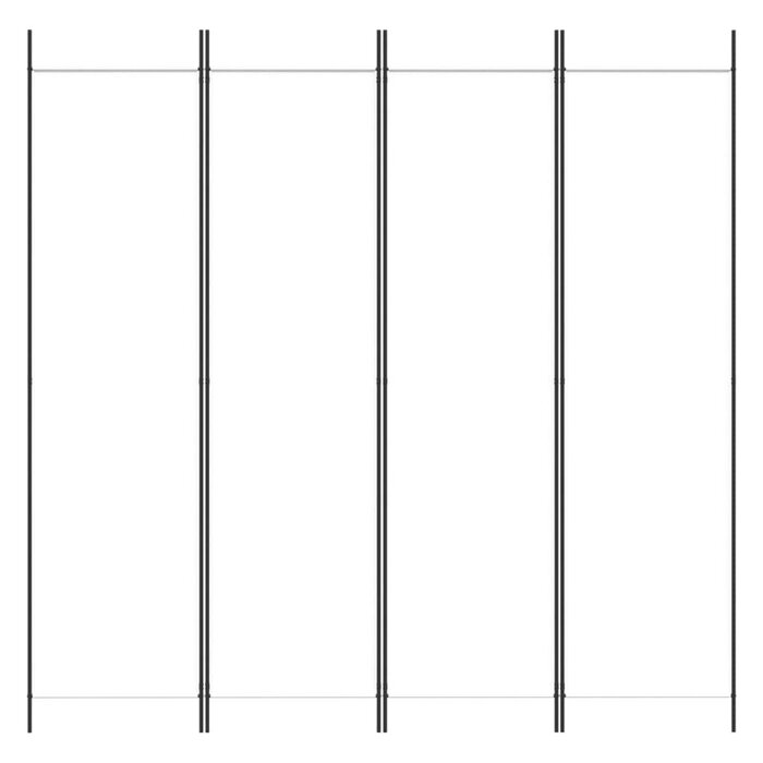 Paravent pliable 4 panneaux 200x200cm - Blanc - Jusqu'à -36% en outlet