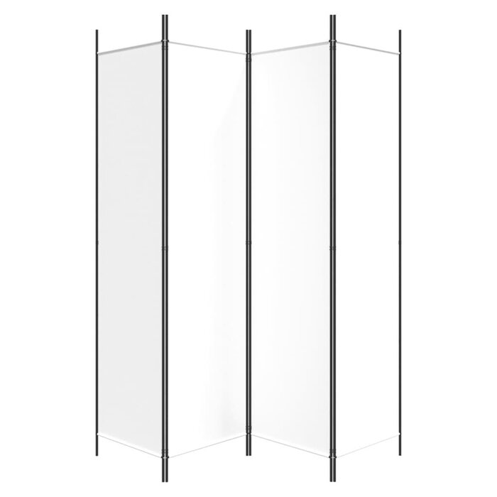 Paravent pliable 4 panneaux 200x200cm - Blanc - Jusqu'à -36% en outlet