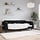 Canapé-lit 90x200 cm en velours noir - Jusqu'à -35%