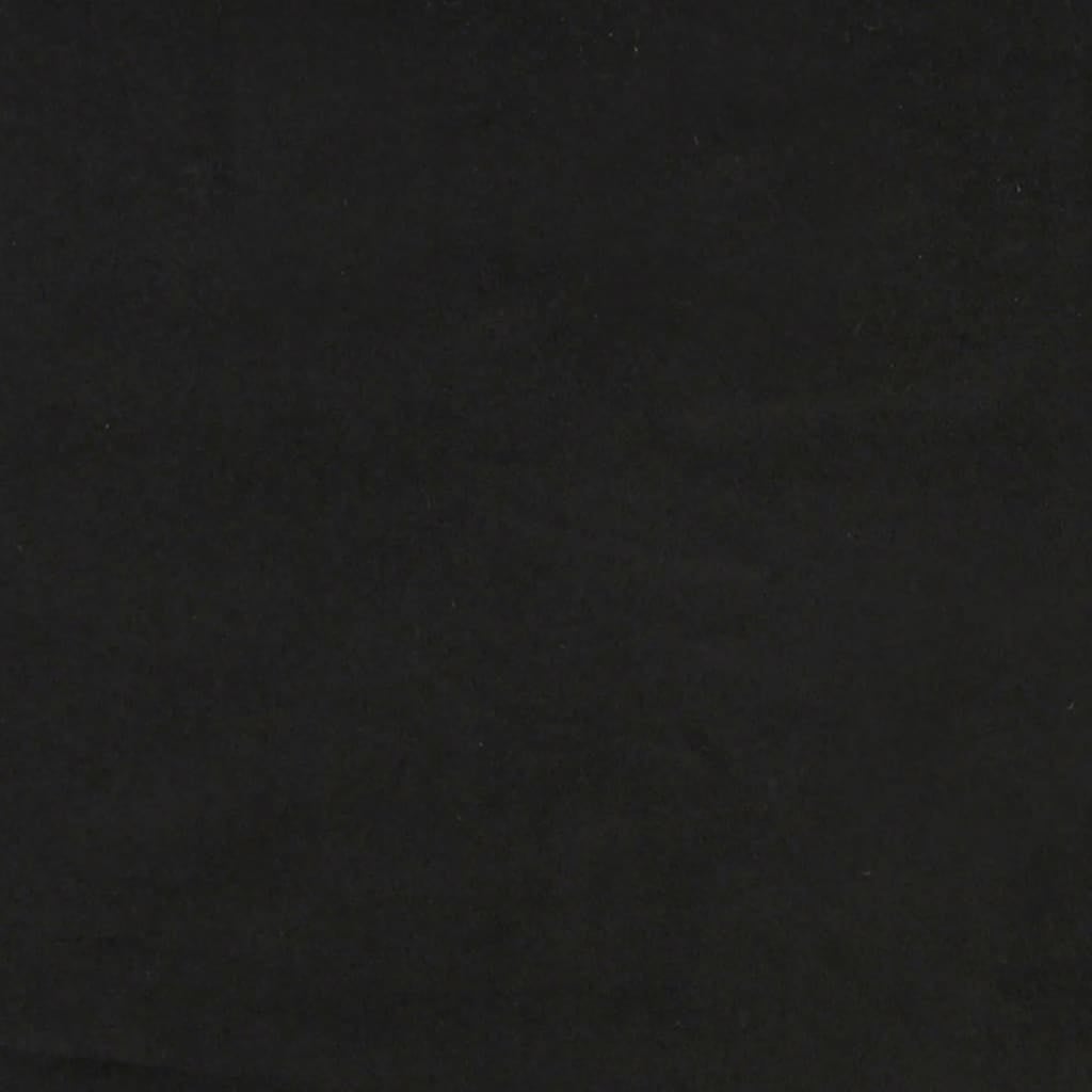 Canapé-lit 90x200 cm en velours noir - Jusqu'à -35%