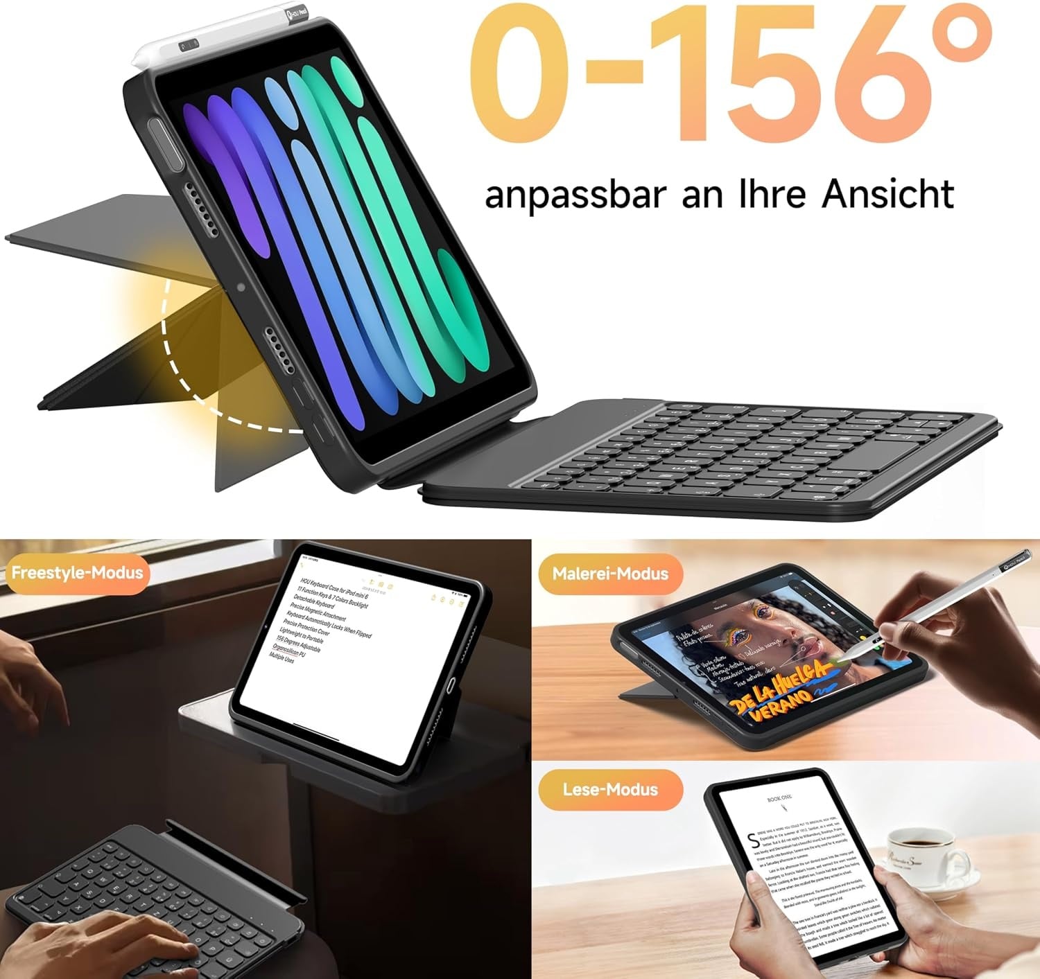 Étui clavier pour iPad Mini 6 - Protection magnétique - Jusqu'à 33% de remise