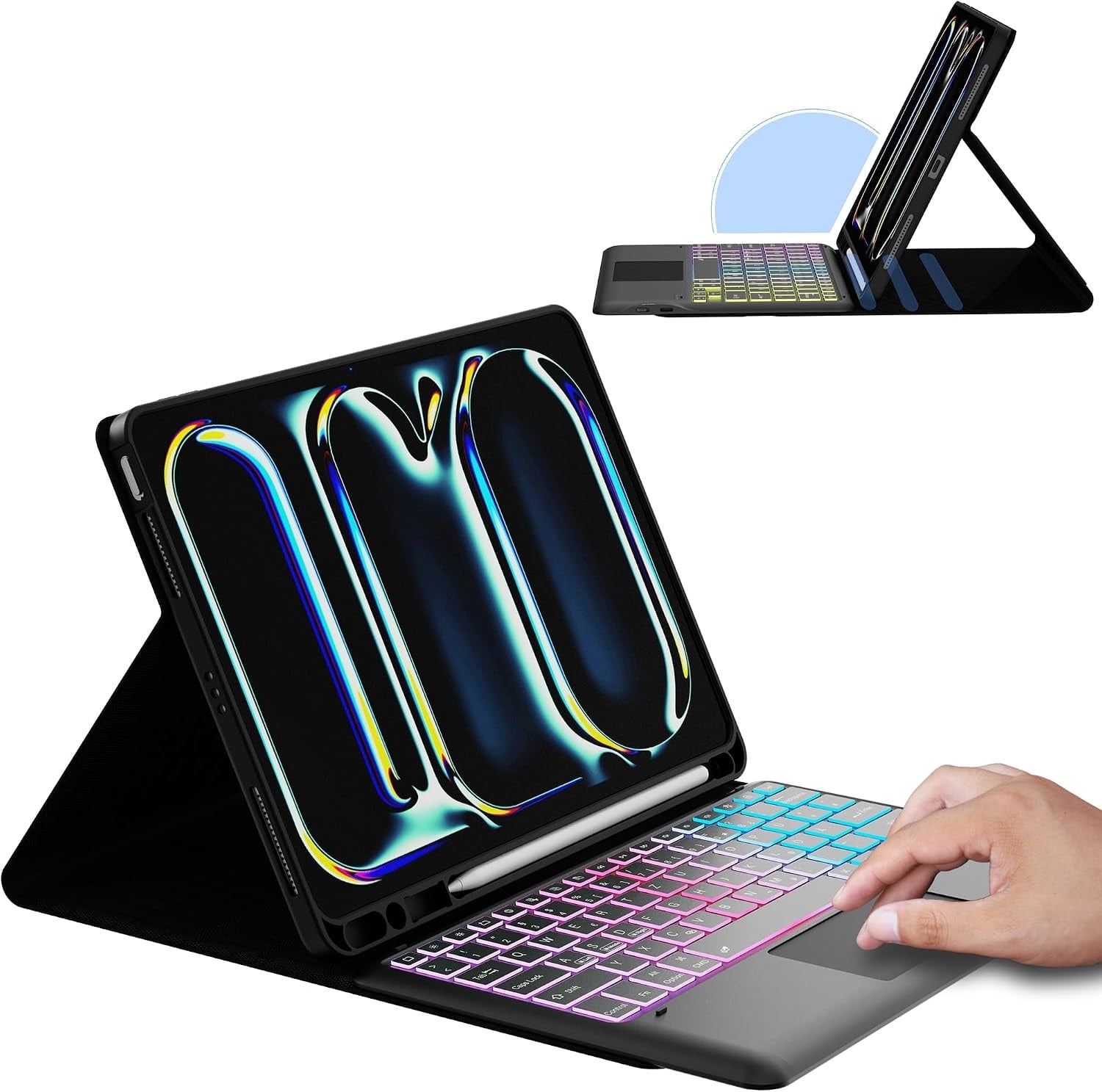 Étui clavier QWERTZ pour iPad Pro 13" (M4) - Jusqu'à 33% de remise