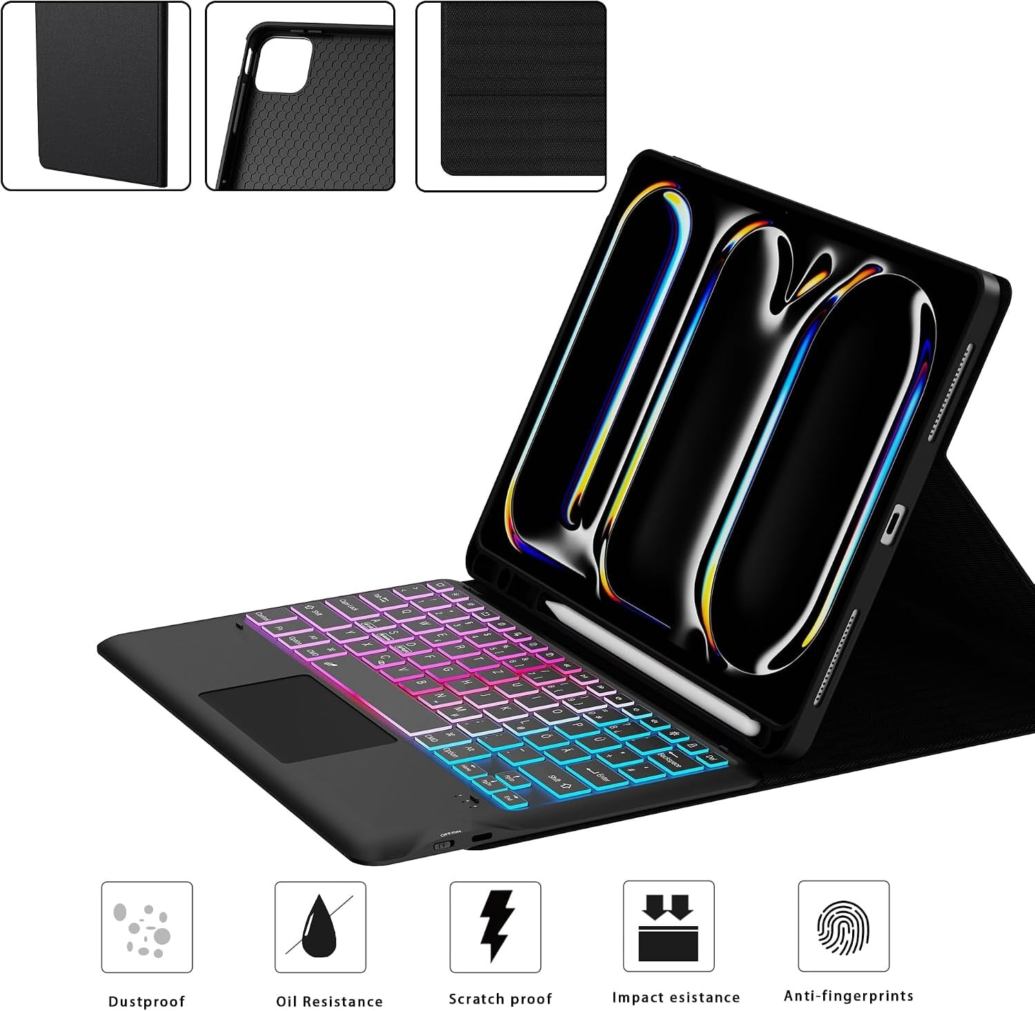 Étui clavier QWERTZ pour iPad Pro 13" (M4) - Jusqu'à 33% de remise