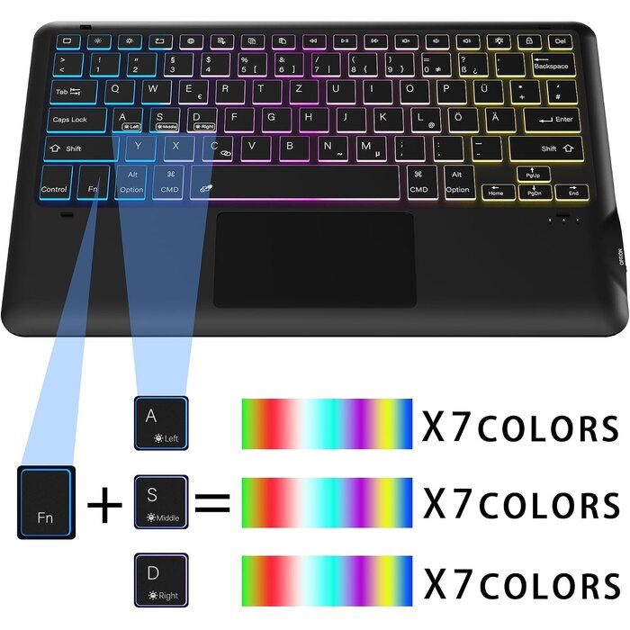 Étui clavier QWERTZ pour iPad Pro 13" (M4) - Jusqu'à 33% de remise