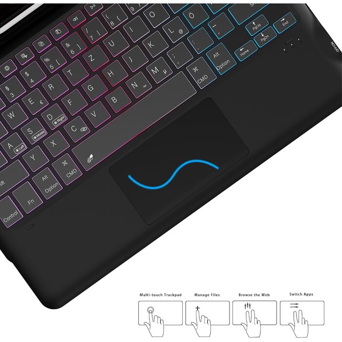 Étui clavier QWERTZ pour iPad Pro 13" (M4) - Jusqu'à 33% de remise