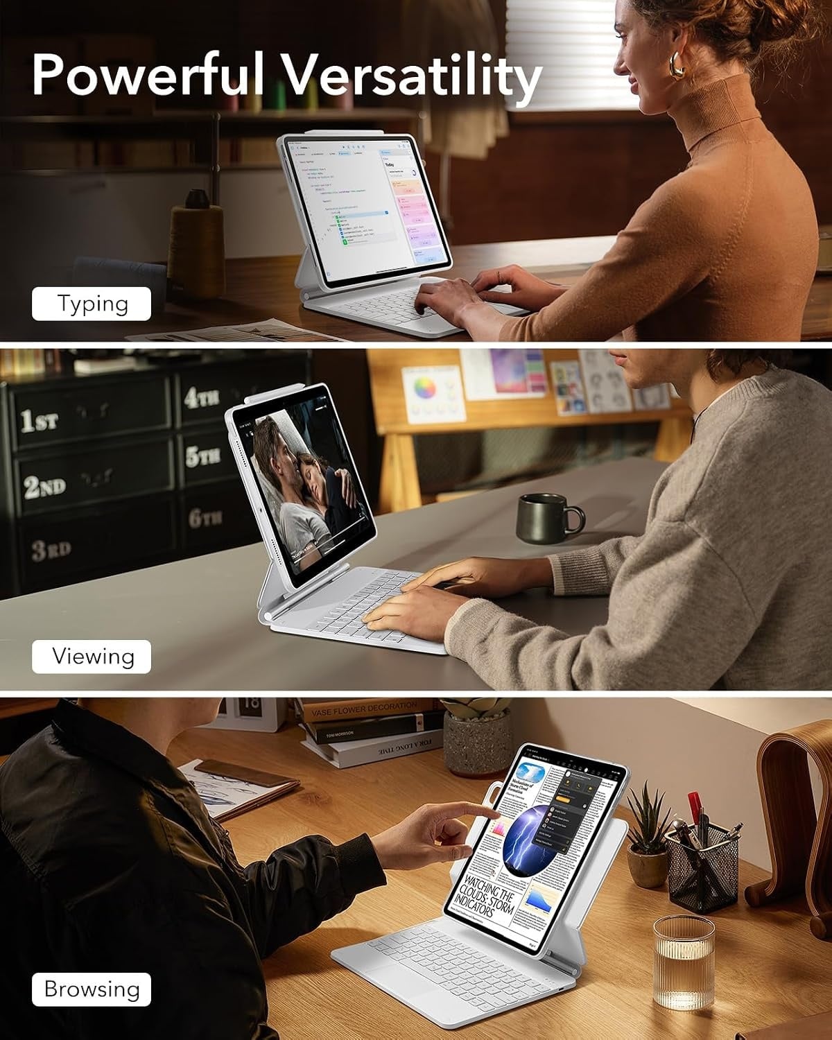 Étui clavier magnétique pour iPad Pro 13" (2024) - Jusqu'à 30% de remise