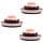 Set de vaisselle bébé 4 pièces silicone - Rose & Aubergine - Jusqu'à -28%