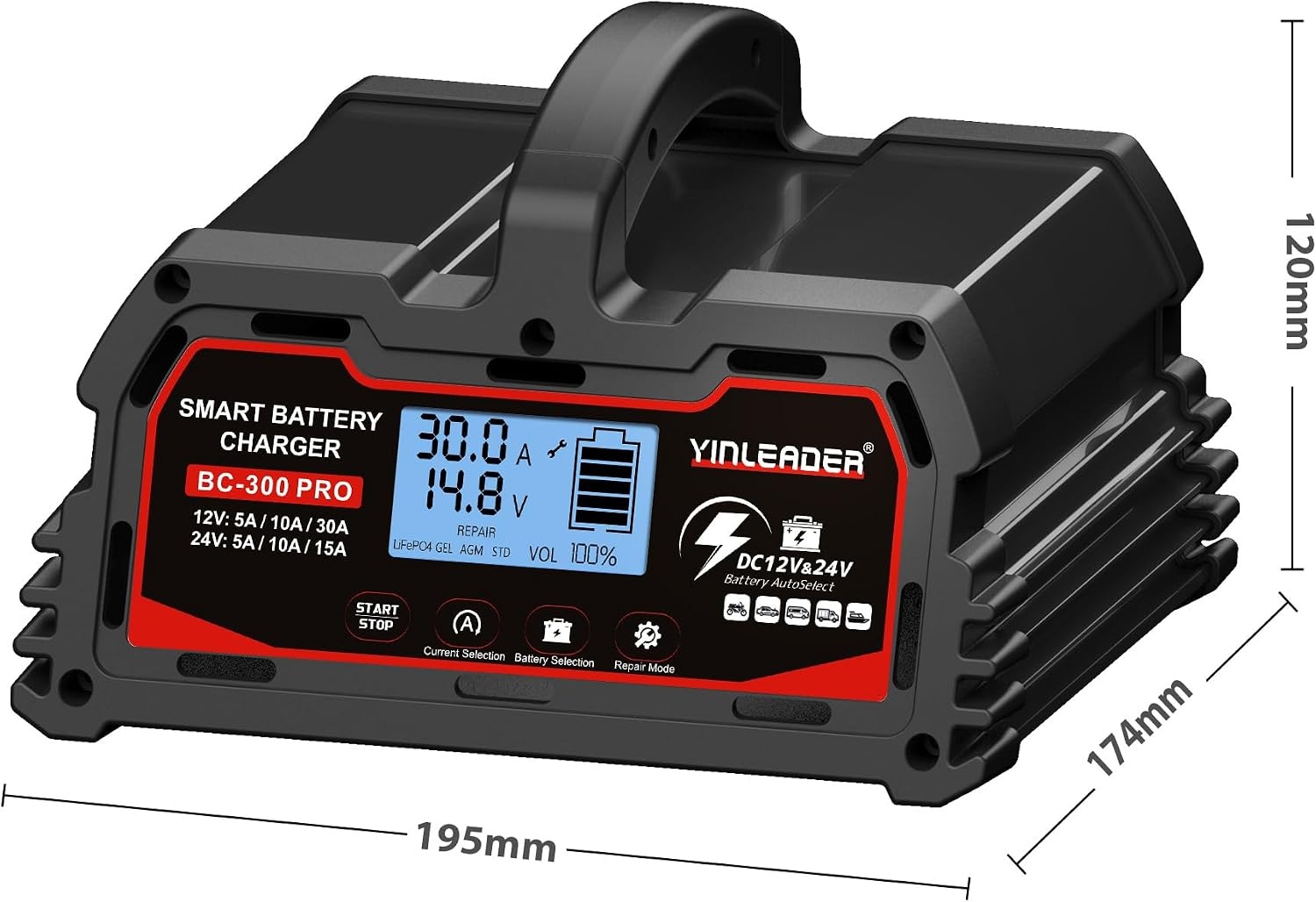 Chargeur Intelligent 12V/24V 30A - Jusqu'à 34% de remise sur l'outlet