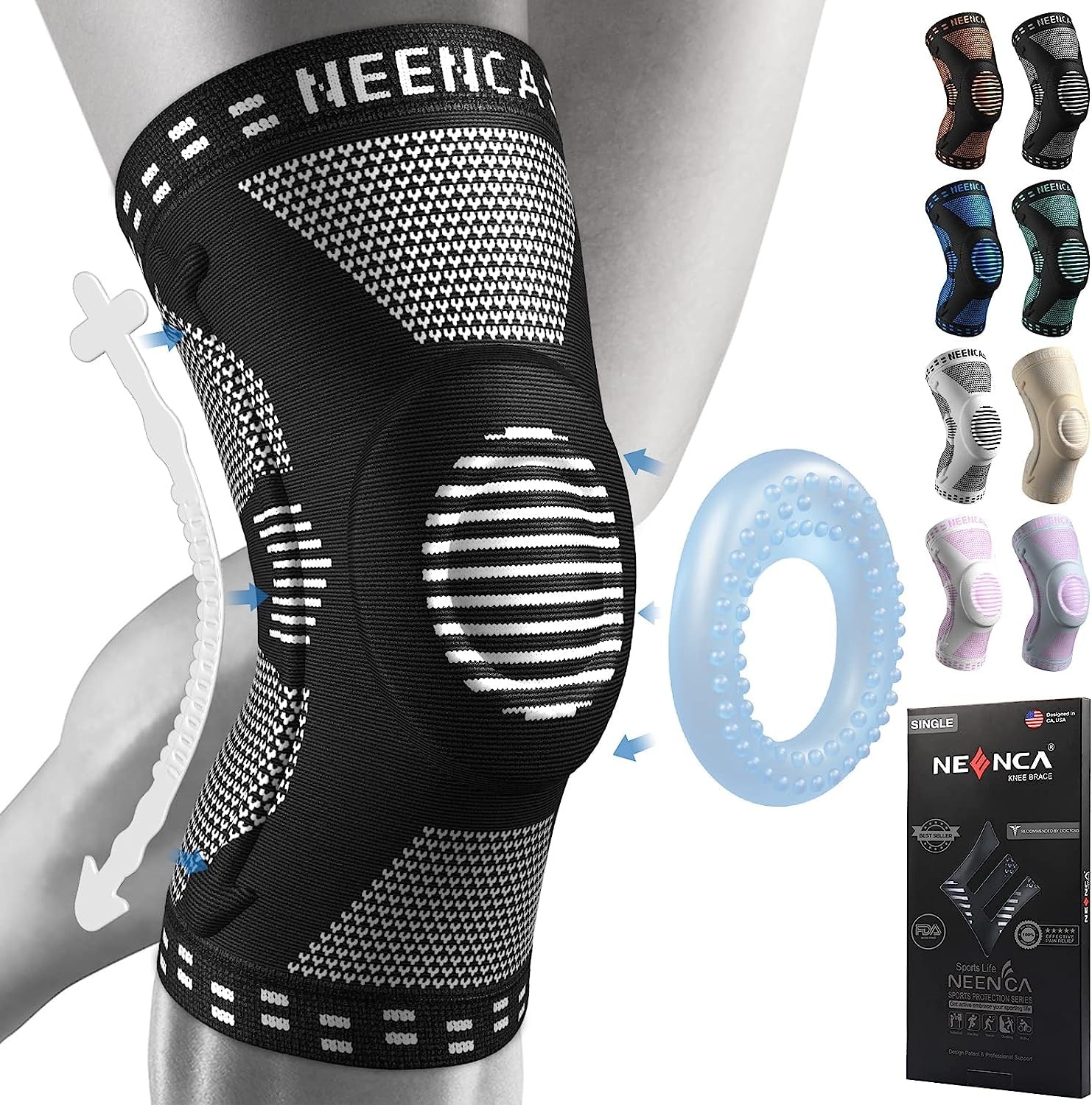 Genouillère de compression stabilisatrice - Jusqu'à -27% sur l'outlet