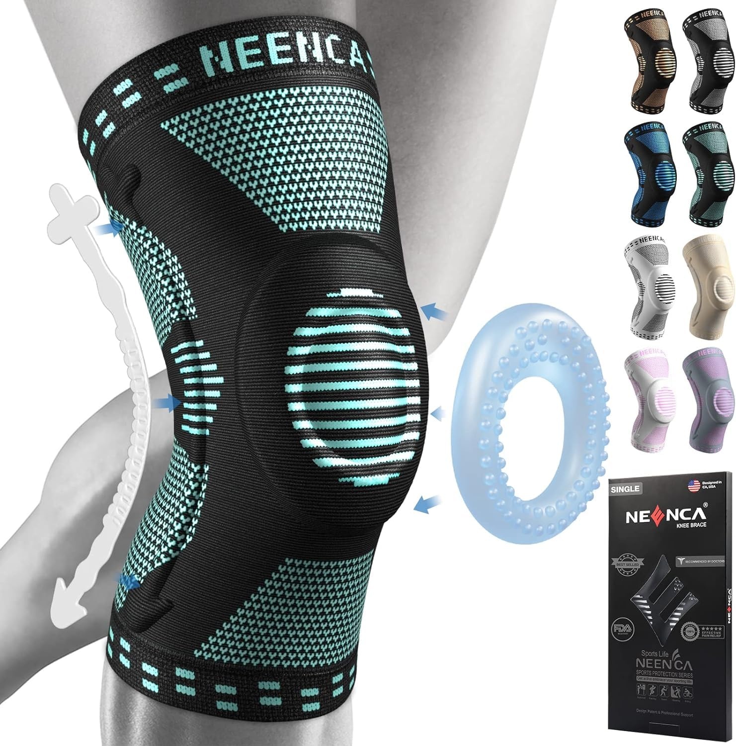 Genouillère de compression stabilisatrice - Jusqu'à -27% sur l'outlet