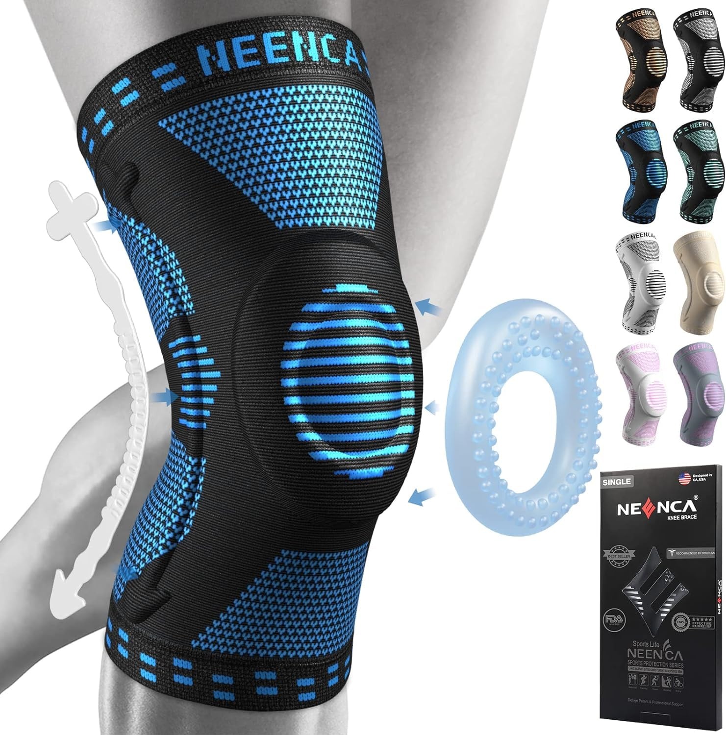Genouillère de compression stabilisatrice - Jusqu'à -27% sur l'outlet