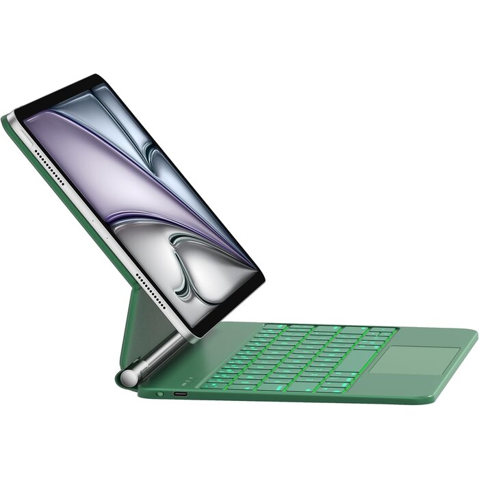 Hou Clavier magnétique iPad Air/Pro 11" QWERTZ - Vert - Jusqu'à 34% de remise