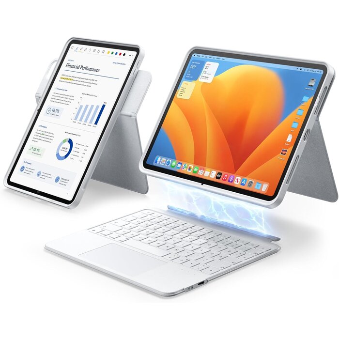 Étui clavier rotatif pour iPad Air 11"/Pro 11" - QWERTZ - Jusqu'à 34% de remise