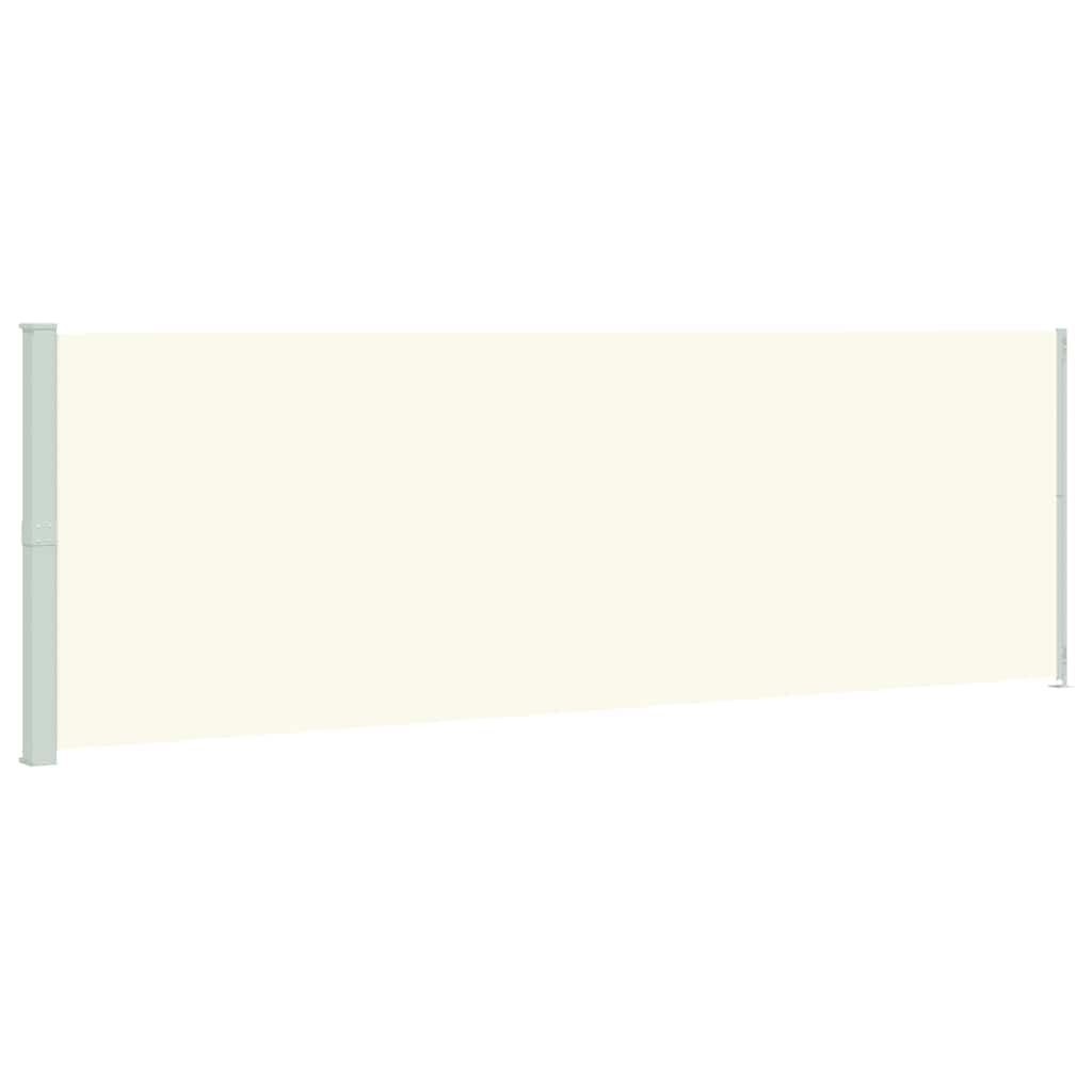 Paravent rétractable 200 x 600 cm Crème - Jusqu'à -47% sur l'outlet