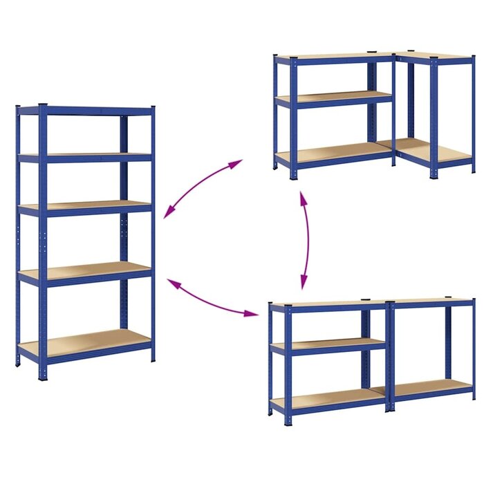 Étagère de rangement 5 niveaux 180cm - Jusqu'à 33% de remise