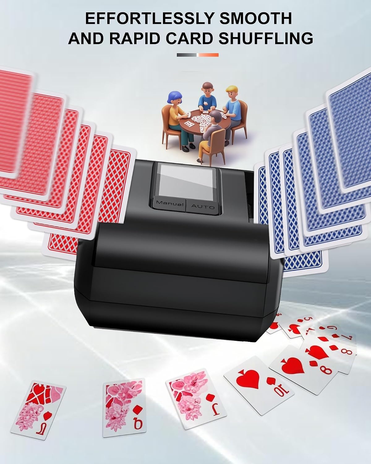 Mélangeur de cartes automatique rechargeable - Jusqu'à 28% de remise