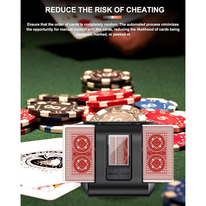 Mélangeur de cartes automatique rechargeable - Jusqu'à 28% de remise