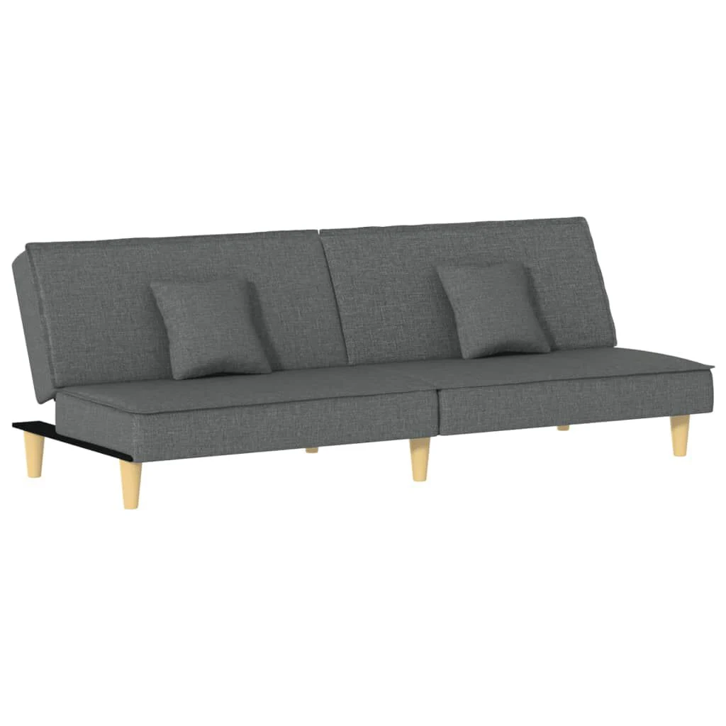 Vidaxl Canapé-lit gris foncé 200 cm - Jusqu'à 35% de remise