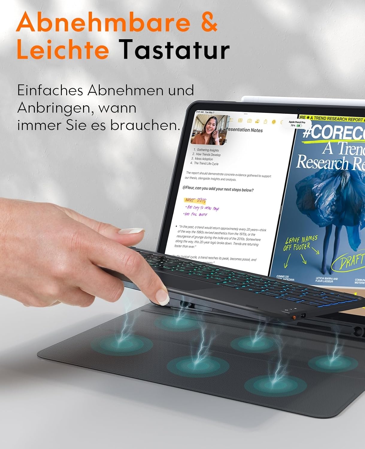 Étui clavier QWERTZ pour iPad Air 13" M2 - Jusqu'à 28% de remise