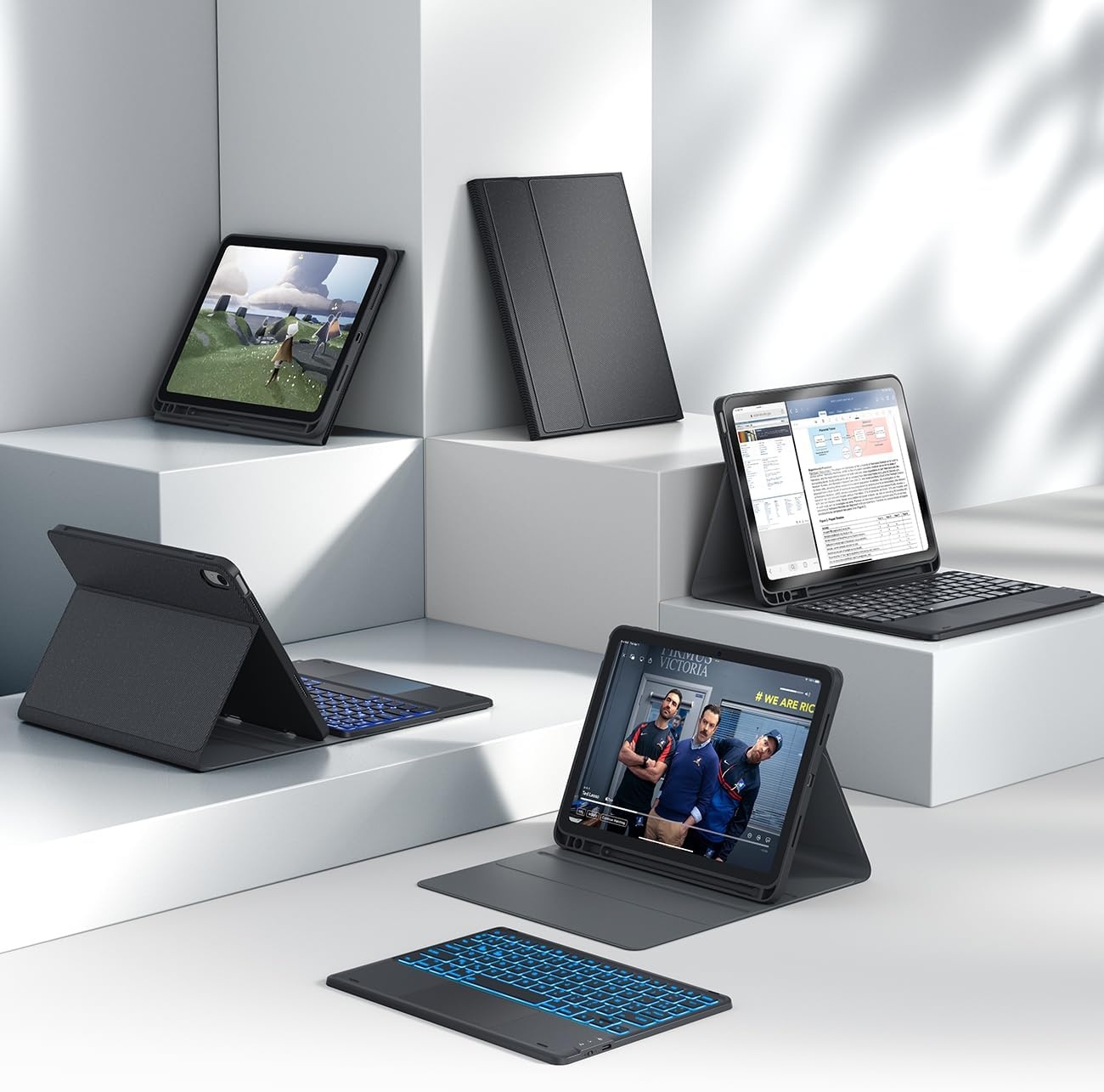 Earto Clavier avec pavé tactile pour iPad 10 - Jusqu'à 28% de remise