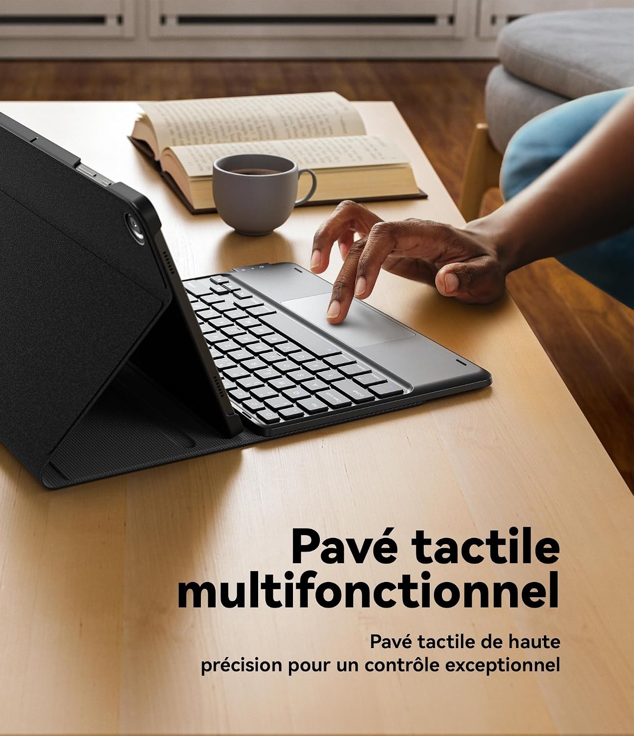Étui Clavier AZERTY pour Galaxy Tab A9 Plus - Jusqu'à -28% de remise