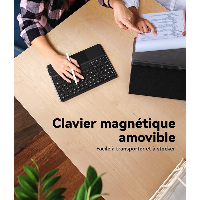 Étui Clavier AZERTY pour Galaxy Tab A9 Plus - Jusqu'à -28% de remise