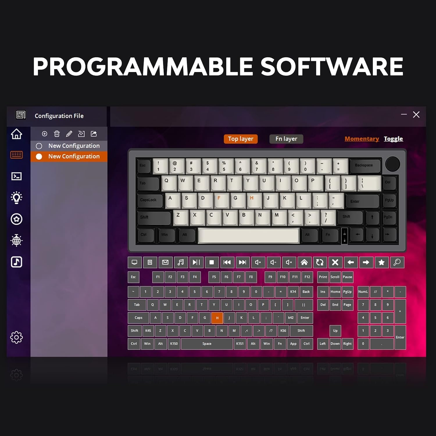Clavier mécanique sans fil 65% - Jusqu'à 34% de réduction sur notre outlet