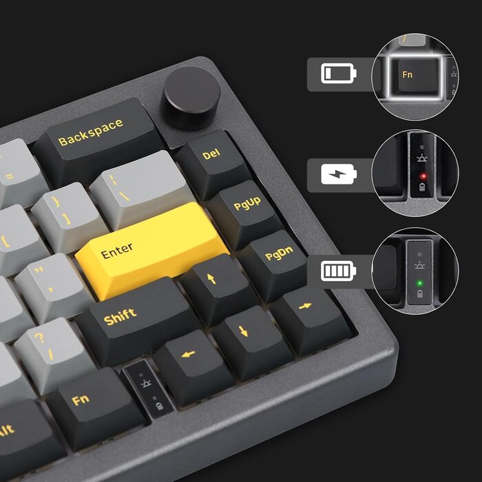 Clavier mécanique sans fil 65% - Jusqu'à 34% de réduction sur notre outlet