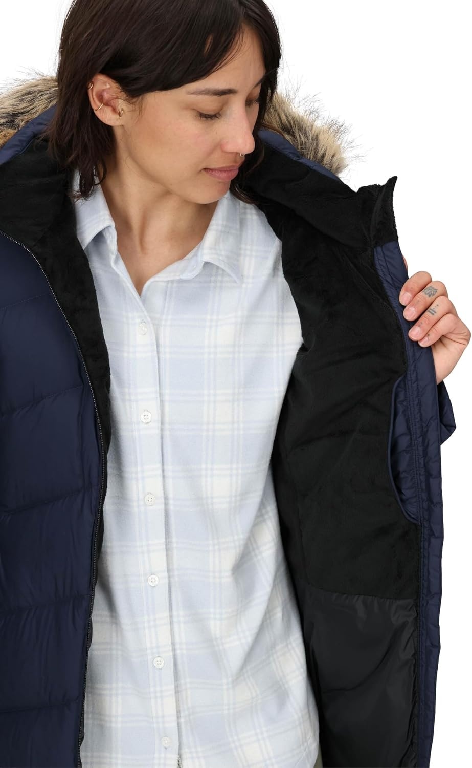 Parka d'hiver légère en duvet femme - Jusqu'à 35% de réduction