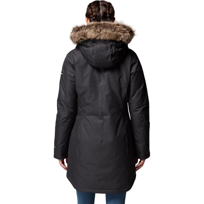 Manteau d'hiver long matelassé femme noir - Jusqu'à 35% de réduction