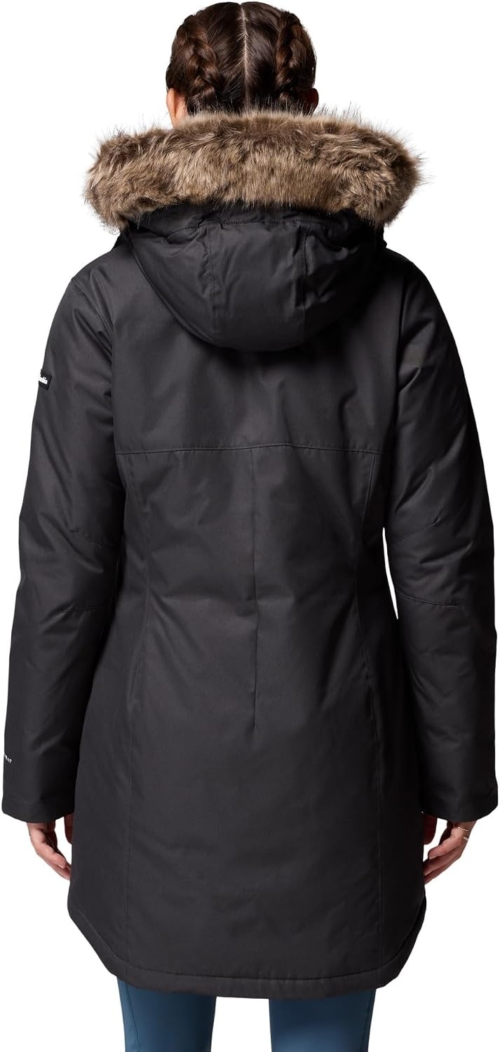 Manteau d'hiver long matelassé femme noir - Jusqu'à 35% de réduction