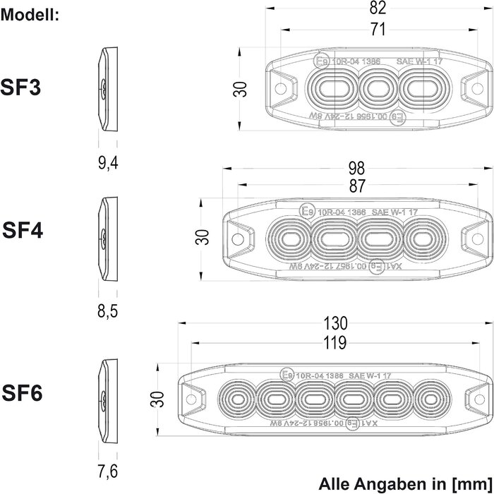Lot de 2 modules flash LED orange 12V/24V - Ultra-plat - Jusqu'à -30%